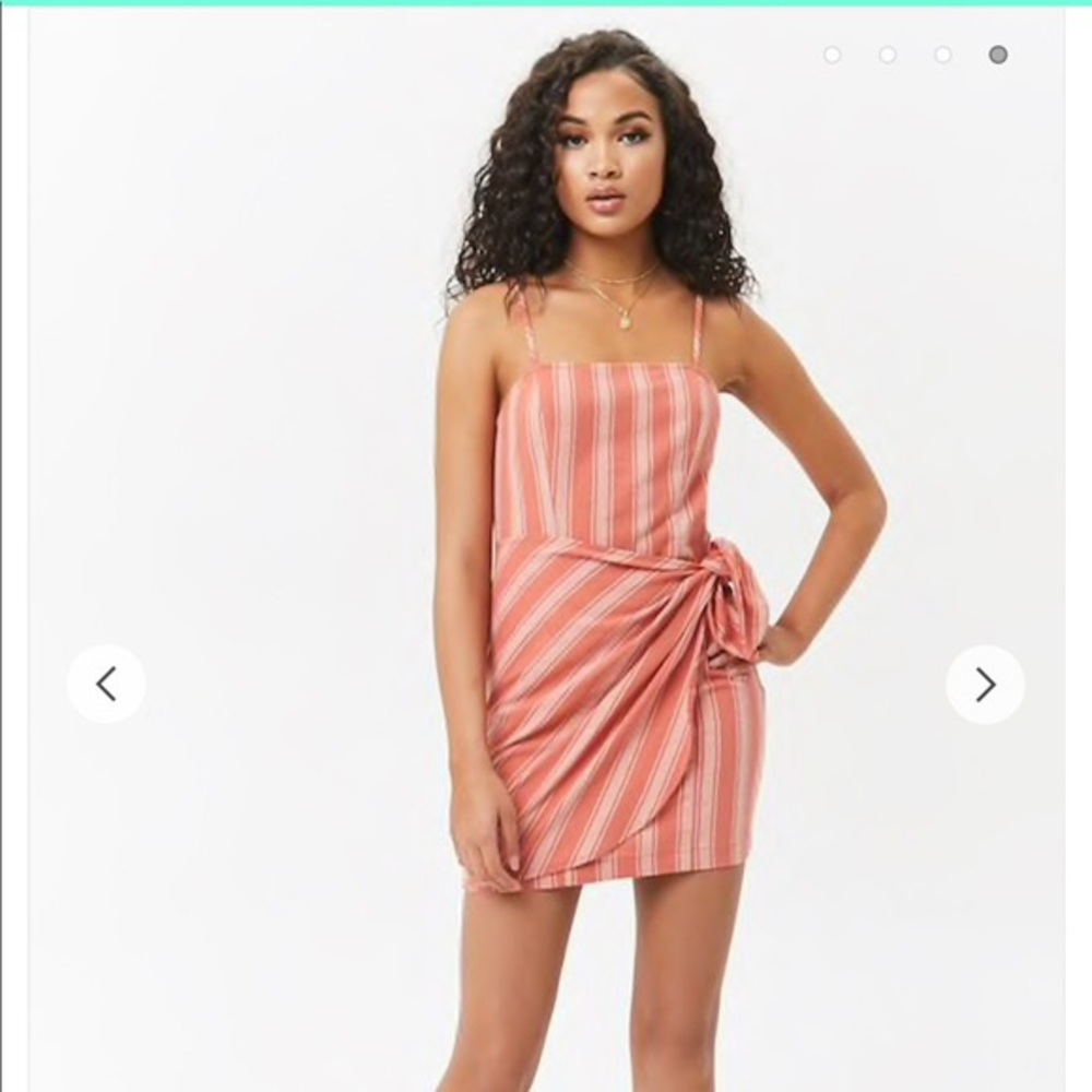 Forever 21 self tie wrap dress